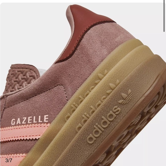 New in box adidas gazelle bold-clay, orange and ruby - Picture 3 of 5
